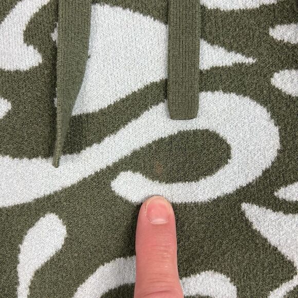 Savage x Fenty Lit Leisure Knit Pullover Unisex Hoodie Heart Swirl Women Medium - Picture 6 of 10